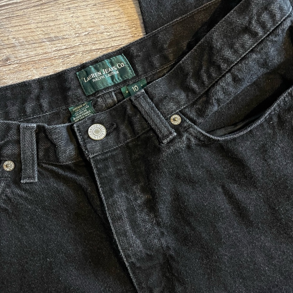 Vintage Ralph Lauren black jeans